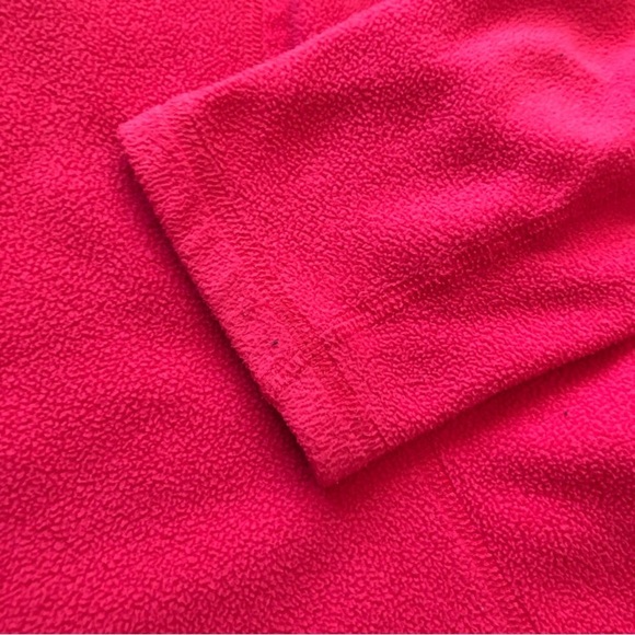 The North Face Red Fleece Half Zip Polartec Sweater - Picture 2 of 13